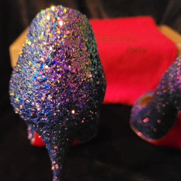 Christian Louboutin Glitter Pigalle 39.5 - Picture 8 of 12